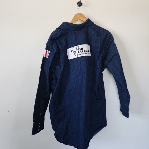 Lapco Denim Pearl Snap Utility Shirt 19-35 - Picture 5 of 6